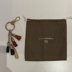 Lancel Multicolor Tassel Key Holder